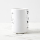 Custom ‘Difference Marker’ Thank You Mug for Boss コーヒーマグカップ (中央)