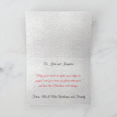 Custom Digital Add Your Face 4 Photo Elves Xmas カード (内部)