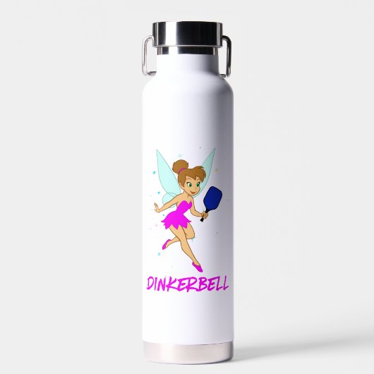 Custom Dinkerbell - Funny Pickleball For Her ウォーターボトル (正面)