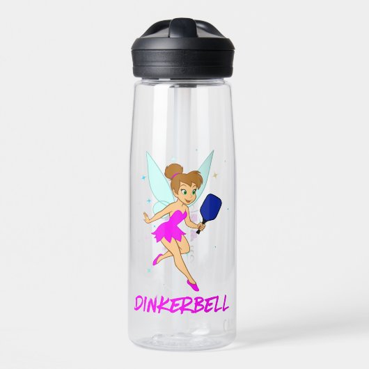 Custom Dinkerbell - Funny Pickleball For Her ウォーターボトル (正面)