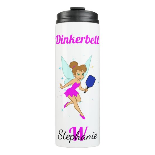 Custom Dinkerbell - Funny Pickleball For Her タンブラー (正面)