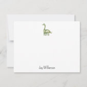 Custom Dinosaur Note Card ノートカード (正面)