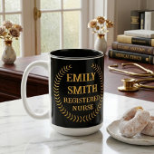 Custom Diploma in One Hand Coffee Graduation Mug ツートーンマグカップ