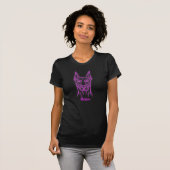 Custom Doberman Neon Glow Personalized Tシャツ (正面フル)