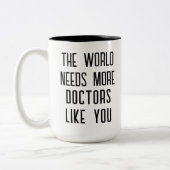 Custom Doctor Appreciation Gift – Thank You ツートーンマグカップ (左)