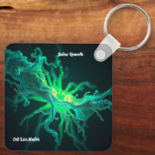 Custom Doctor Nurse Biological Cell Science Art キーホルダー (裏面)