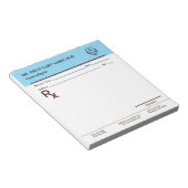 Custom Doctor Prescription Notepad Editable RX Pad ノートパッド (アングル)