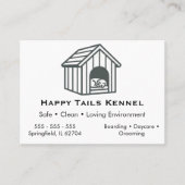 Custom Dog Kennel Business Card  名刺 (正面)