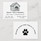 Custom Dog Kennel Business Card  名刺 (正面/裏面)