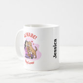 Custom Dog Lover Mug – Personalized Gift コーヒーマグカップ (正面左)