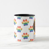 Custom Dog Mom, Dog Dad, Personalize Gift マグカップ (中央)