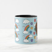 Custom Dog Mom, Dog Dad, Personalize Gift マグカップ (中央)