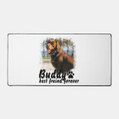 Custom Dog Mouse Pad & Desk Mat – Personalize with デスクマット (正面)