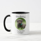 Custom Dog Mug with picture マグカップ (左)