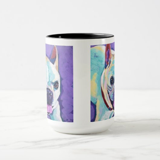 Custom Dog Painting - Forever Loved Ped マグカップ (中央)