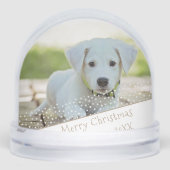 Custom Dog Pet Photo Christmas Holiday Keepsake (正面)