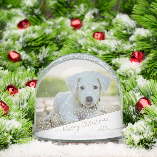 Custom Dog Pet Photo Christmas Holiday Keepsake (クリスマス)