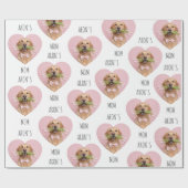 Custom Dog Photo  ラッピングペーパー (フラット)