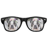 Custom Dog Photo レトロサングラス (正面)