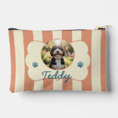 Custom Dog Photo Bernedoodle Mom Gift Pouch アクセサリーポーチ (裏面)