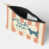 Custom Dog Photo Bernedoodle Mom Gift Pouch アクセサリーポーチ (見開き)