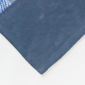 Custom Dog Photo Blanket with Pet's Name  フリースブランケット (角)