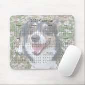 Custom Dog Photo Cute Pet 2026 Calendar Magnet マウスパッド (マウス)