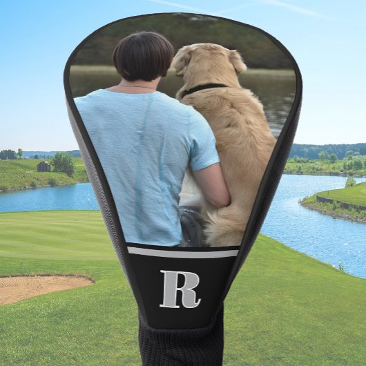 Custom Dog Photo Monogrammed Personalized Driver ゴルフヘッドカバー