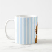 Custom Dog Photo | Personalized Pet Name コーヒーマグカップ (左)