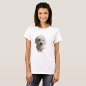 Custom Dog Photo T-Shirt – Upload Your Own Pet  Tシャツ (正面フル)