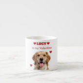 Custom Dog Photo Valentine’s Day Espresso Mug エスプレッソカップ (正面)