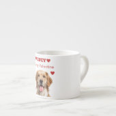 Custom Dog Photo Valentine’s Day Espresso Mug エスプレッソカップ (正面右)