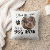 Custom Dog Picture Dog Mom クッション (ブランケット)