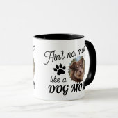 Custom Dog Picture Dog Mom マグカップ (正面右)