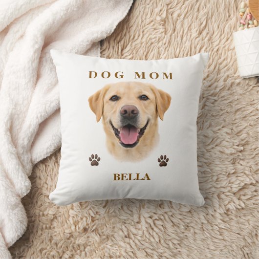 Custom Dog Portrait Gift for Her | Personalized クッション (ブランケット)