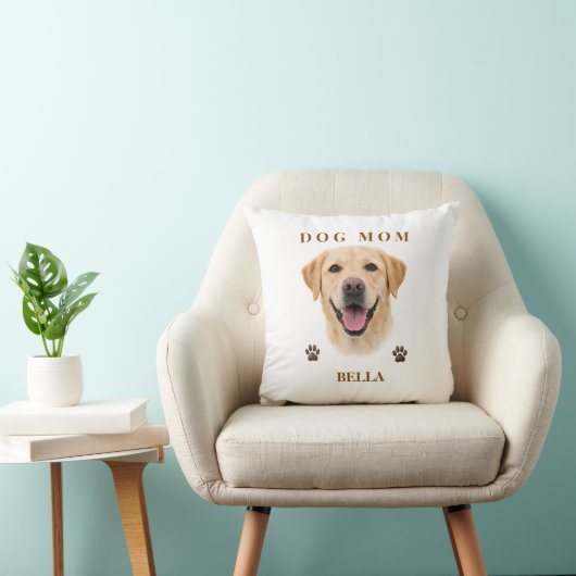 Custom Dog Portrait Gift for Her | Personalized クッション (椅子)