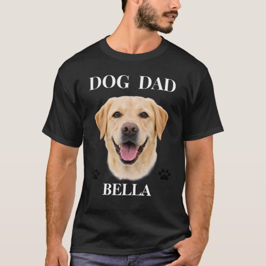 Custom Dog Portrait Gift for Him| Personalized Tシャツ (正面)