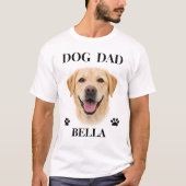 Custom Dog Portrait Gift for Him| Personalized Tシャツ (正面)