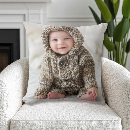 Custom Double Sided Family Photo クッション