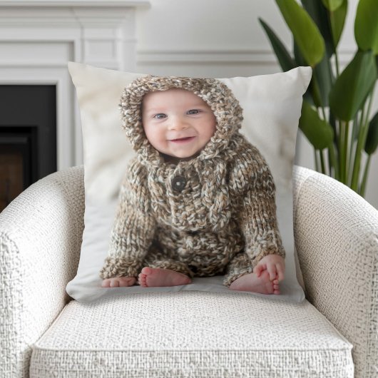 Custom Double Sided Family Photo クッション