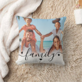 Custom Double Sided Family Photo クッション (ブランケット)
