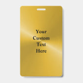 Custom Double Sided Laminated VIP Name Badge バッジ (裏面)