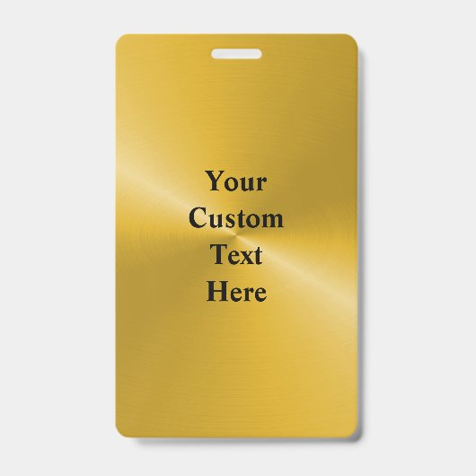 Custom Double Sided Laminated VIP Name Badge バッジ (裏面)