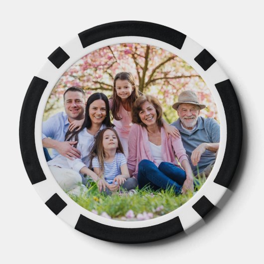 Custom Double Sided Two Photo ポーカーチップ (裏面)