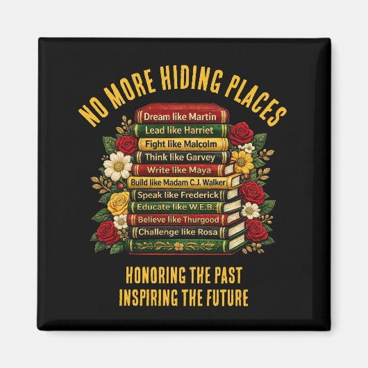 Custom Dream Like Martin Black History Heroes マグネット (正面)