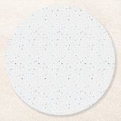 Custom Drink Coasters | Paper, Bar & Branded Style ラウンドペーパーコースター (正面)