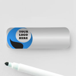 Custom Dry Erase Blank Logo Name Tag 名札