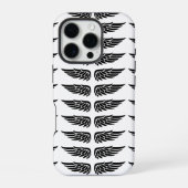 Custom Eagle Wing Black and White iPhone Case iPhoneケース (裏面)