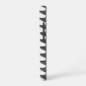 Custom Eagle Wing Black and White iPhone Case iPhoneケース (左側面)