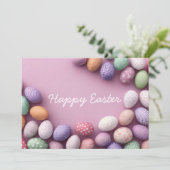Custom Easter Card with Easter Eggs シーズンカード (スタンド正面)